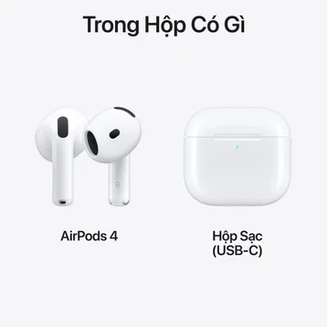 Tai nghe Bluetooth Apple AirPods 4 | Chính hãng Apple